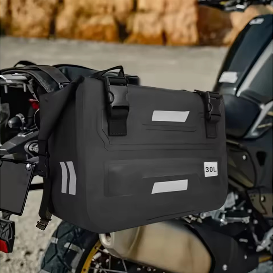 ORI Blinkminds Tas Motor Touring Saddle Pannier Anti Slip Waterproof 30L - BM08