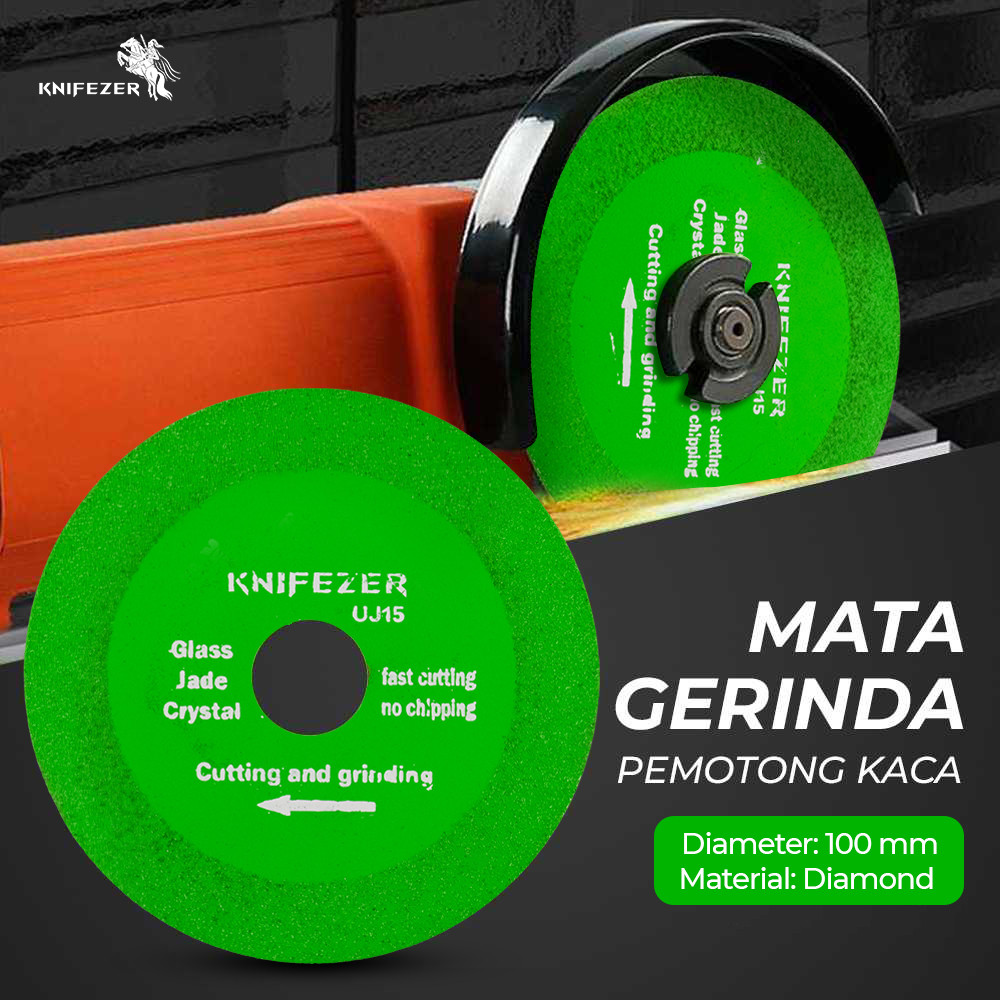 Mata Gerinda Pemotong Kaca Diamond Cutting Disc 100mm Kuat Tajam Awet untuk Keramik Batu Bata