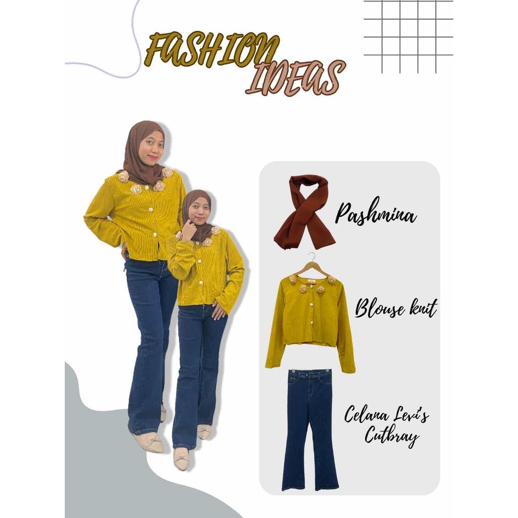 CARDIGAN BLOUSE WITH CELANA CUTBRAY LEVIS