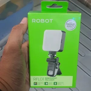 Lampu Selfie ROBOT RFL01 Pockets Animation 360° Fill-in Light