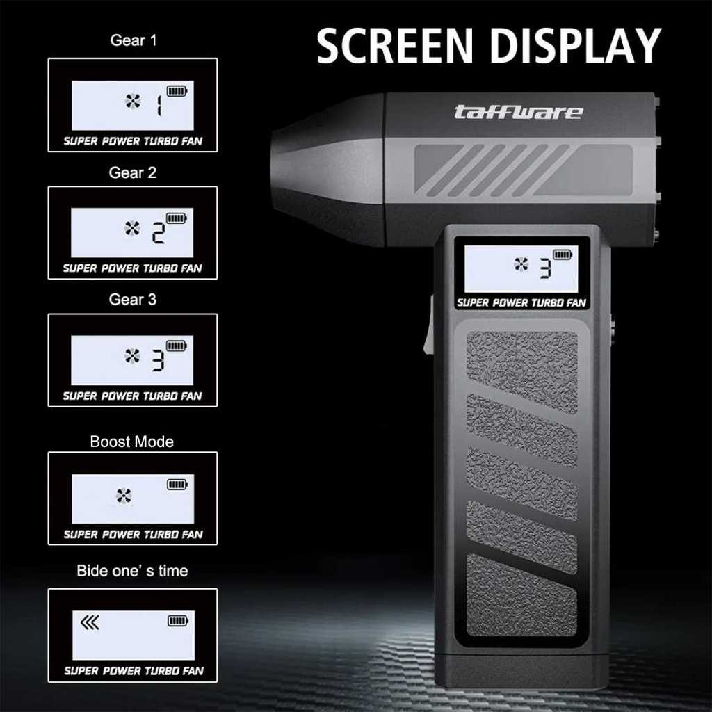 Taffware Mini Turbo Violent Air Blower Cordless Jet Portable 130000RPM - P30