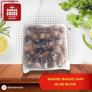 Bakso sapi wahid isi 50 butir