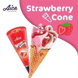 Aice Strawberry cone