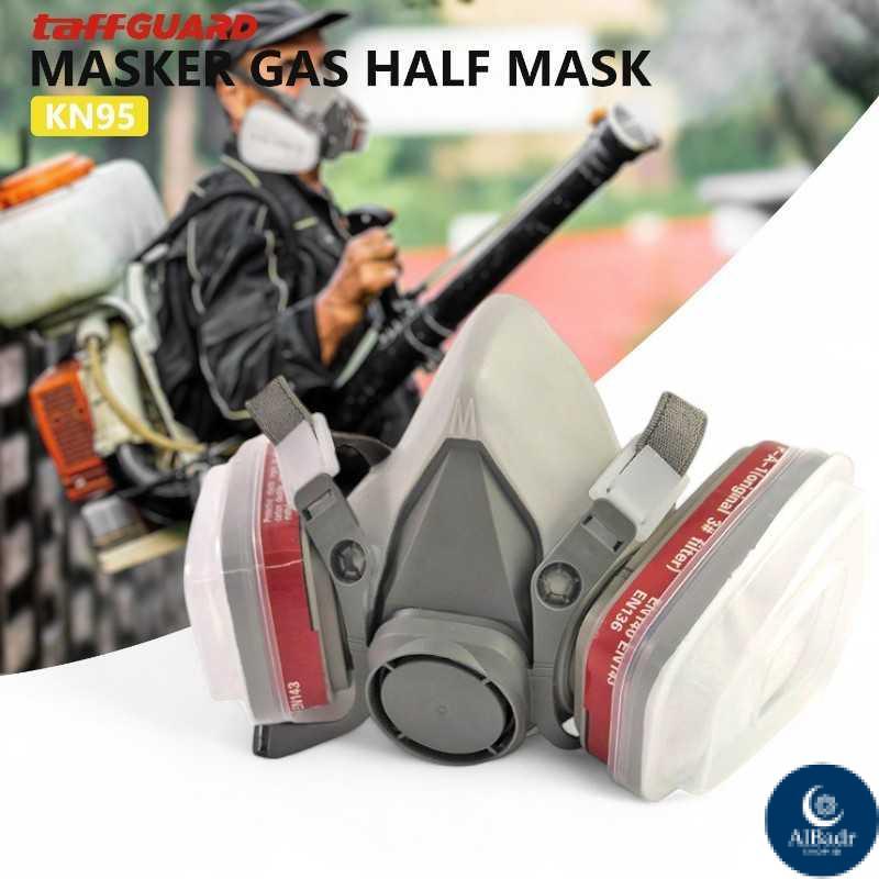 The New TaffGUARD Masker Gas Half Mask Respirator KN95 - 6200 Original