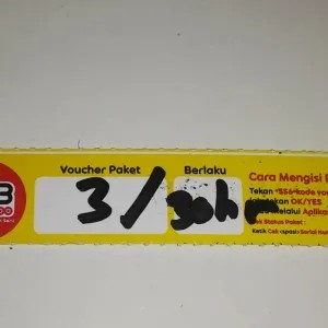 voucher Indosat 3gb full 30hr 1g