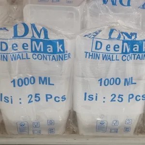 Thinwall Rect 1000ml 1L