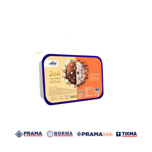 AICE 2IN1 CHOCO MALLOW CR COOKIES 800ML