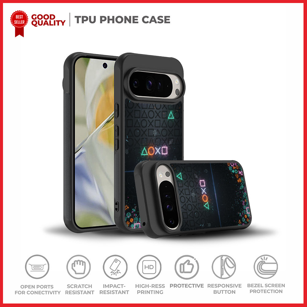 Case Casing Google Pixel 10 9 8 7 6 5 A Pro XL Fold Console Game Play HUL0052 Custom L2