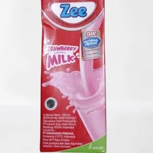 Zee milk kotak strawberry 200ml