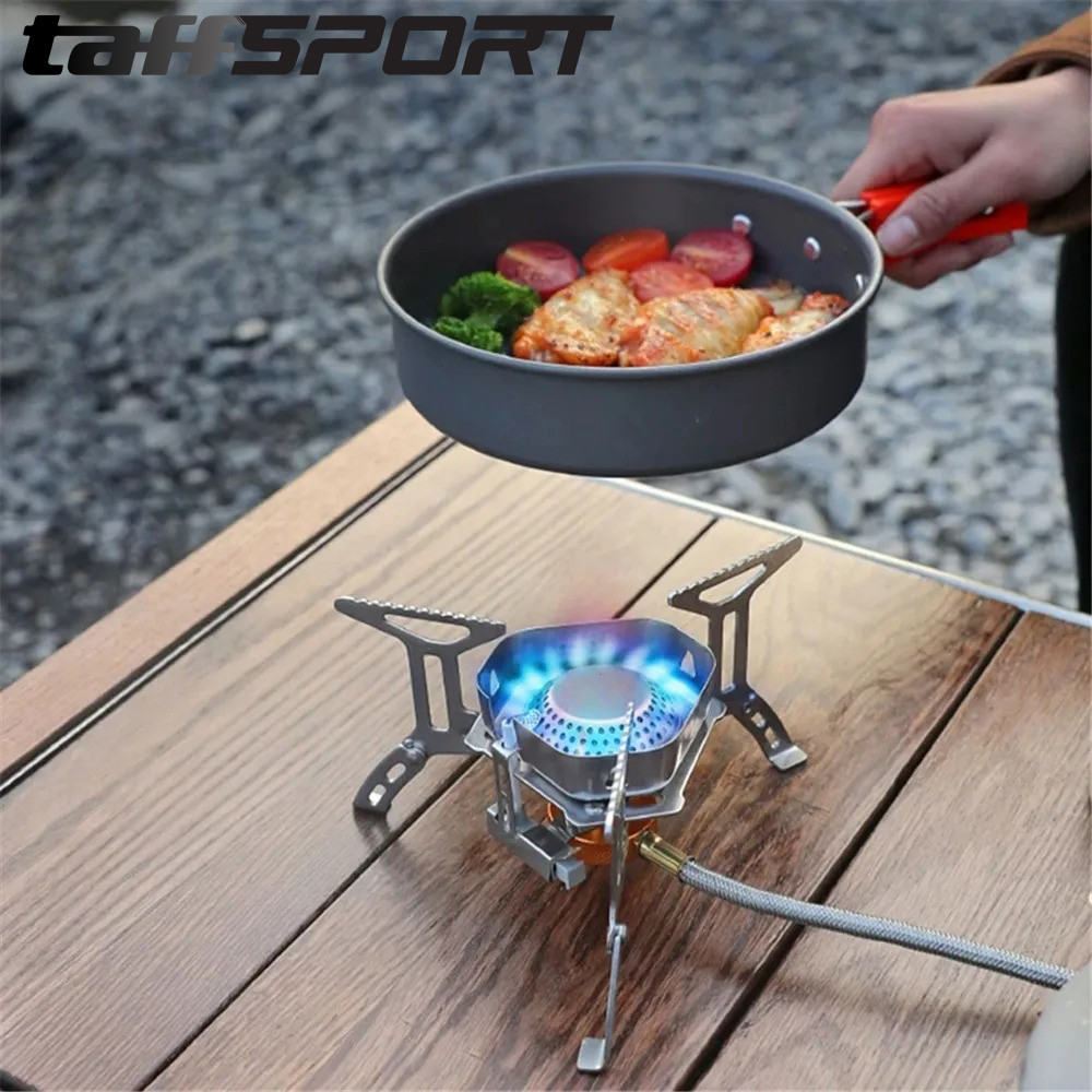 TravelFit.id | TaffSPORT Kompor Gas Portable Lipat Outdoor Ultralight Camping Stove - WSS-207