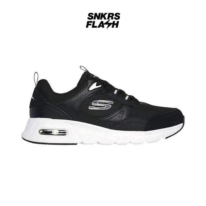 SKECHERS Sport Skechair Court Black Sepatu Training Wanita - 150075BKW