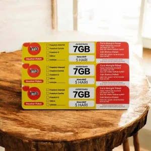 Voucher Indosat Im3 7GB 5 Hari