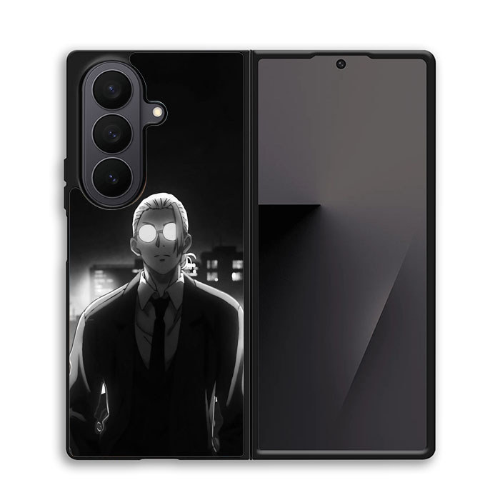 Case Casing Hybrid Samsung Galaxy Z Fold 7 6 5 4 3 SE Noir Anime Suit