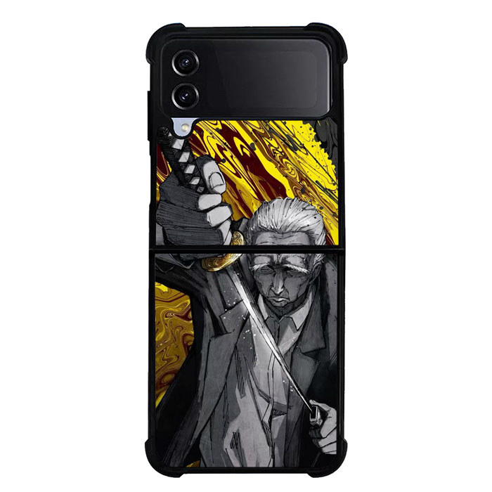 Case Casing Hybrid Samsung Galaxy Z Flip 7 6 5 4 3 Katana Slash Energy