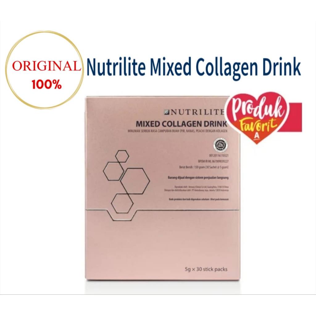 Nutrilite Mixed Collagen Drink  exp 2027 minuman collagen Amway Original produk nutrilite original 1