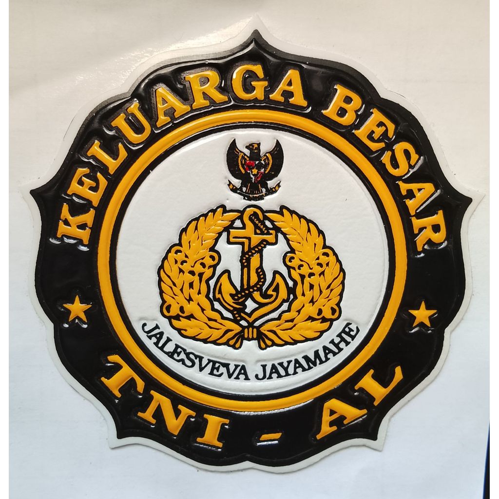 Sticker Embos LOGO TNI AL , Sticker LOGO TNI AL  Embos