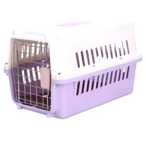 PetCargo ukuran M Ungu / kandang trevel kucing anjing kelinci