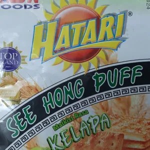 Biskuit Hatari See Hong Puff. Malkist rasa Kelapa