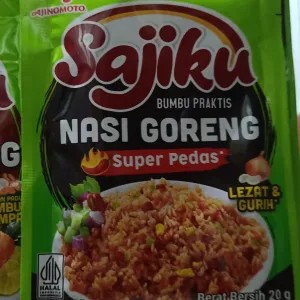 sajiku nasi goreng super pedas 1 renteng