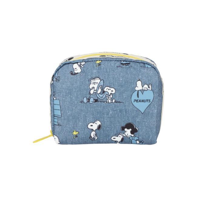 LeSportsac SQUARE COSMETIC In PEANUTS HAPPY PALS ACC L6701HF21W25