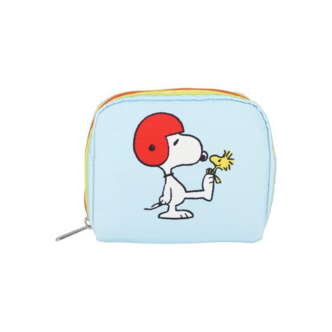 LeSportsac SQUARE COSMETIC In PEANUTS SNOOPY SQ COSM L6701HF31W25