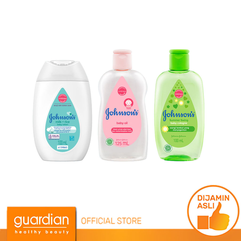 [Bundling] Johnson’s Baby Cologne Summer Swing 100ml + Johnson’s Baby Milk Lotion 200ml + Johnson’s 