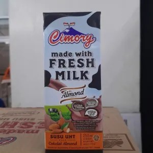 Cimory UHT rasa Coklat Almond 250ml / Susu 250ml