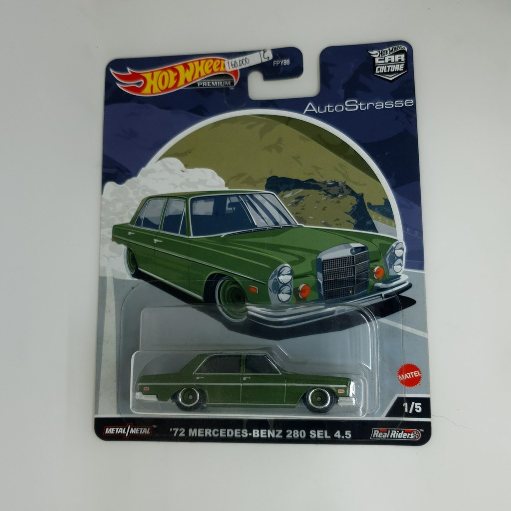 72 MERCEDES-BENZ 280 SEL 4.5 Autostrasse Hot Wheels Hotwheels b1251