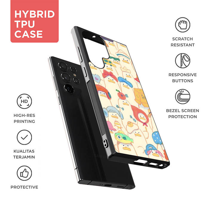 Duck Pattern AB4774 Casing HP Custom Hardcase Softcase Samsung Galaxy S26 S25 S24 S23 S22 S21 S20 S1