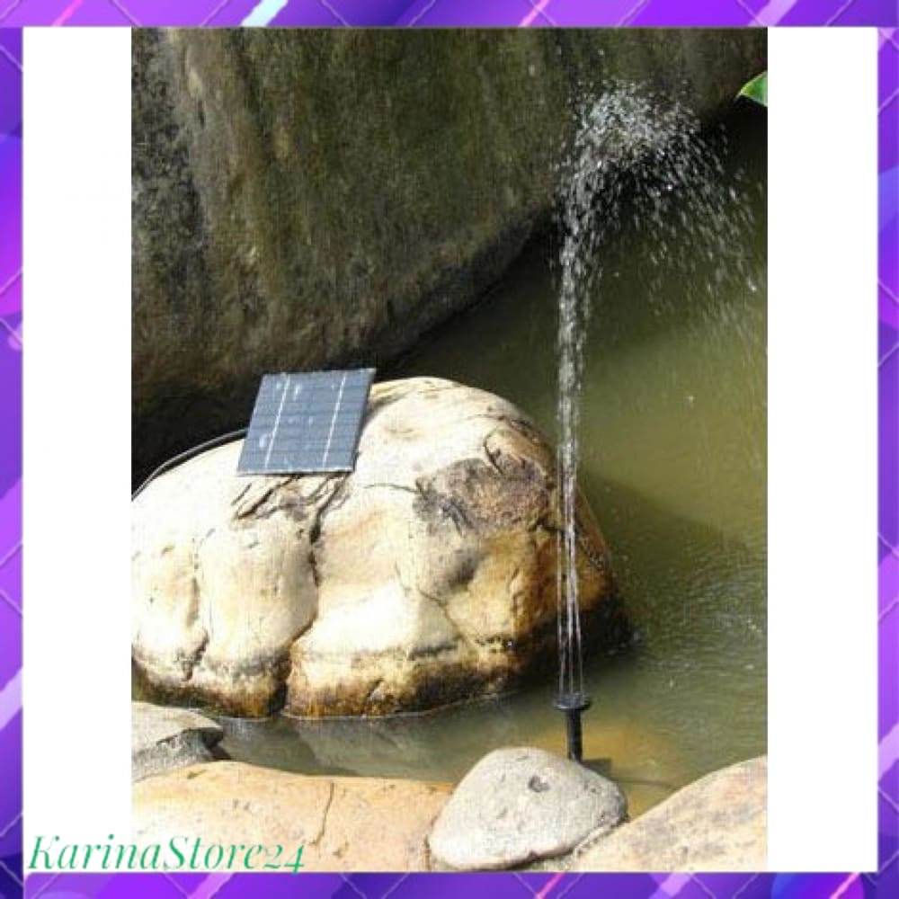 Pompa Air Mancur Kolam Tenaga Surya Solar Fountain 7V 1.5W 200L/H - GY-D-001