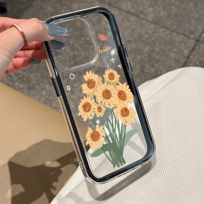 Luar Negeri Bunga 2 In 1 Case Hp Infinix Hot 60 Pro Plus 60I Smart 10 Case