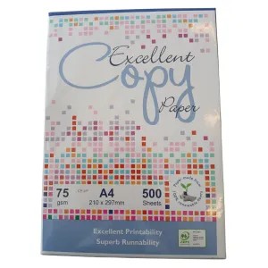 EXCELLENT COPY PAPER (75 GSM - A4 210 × 297 MM)