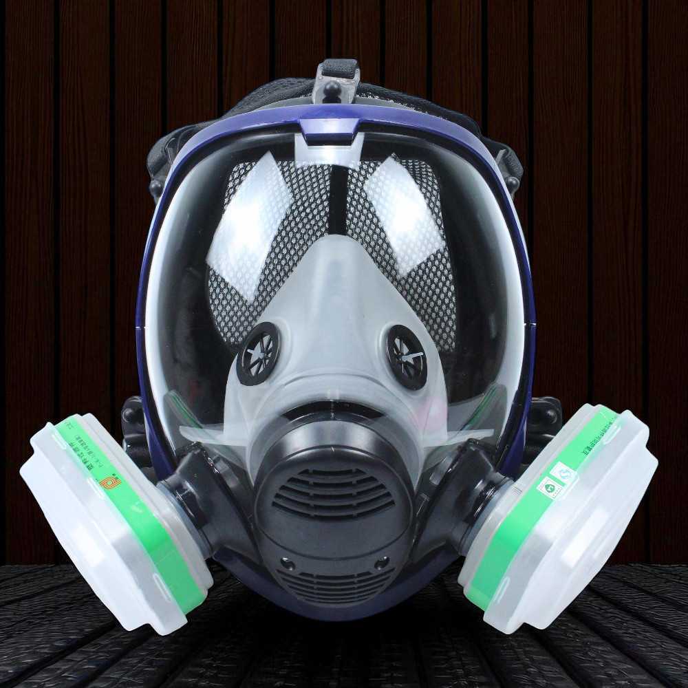 Respirator Gas Mask Full Face N95 2011 Cotton Filter - 6800