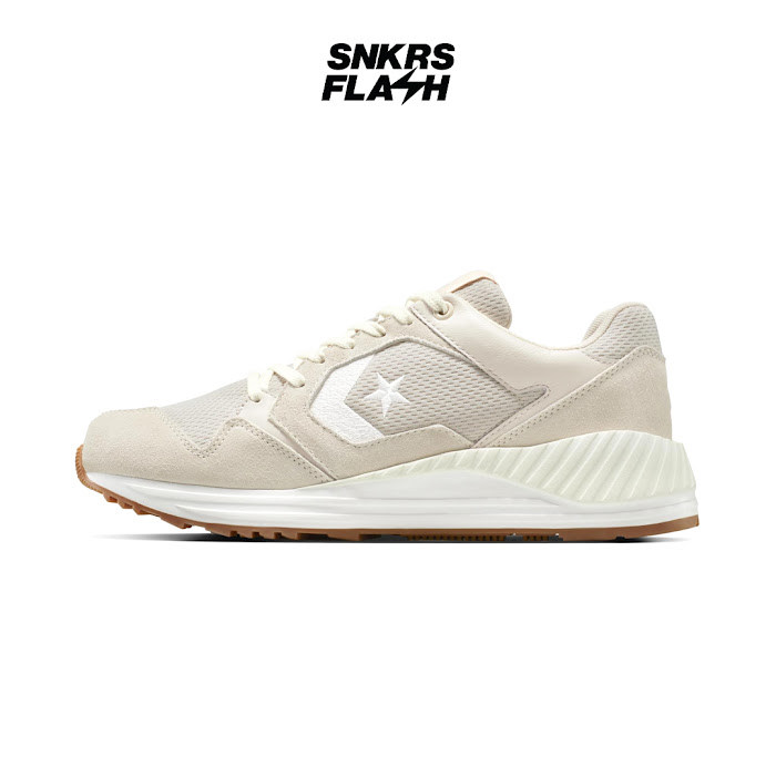 CONVERSE Wave Trainer Light Dune White Sepatu Sneakers Pria - A13328C - Size 43