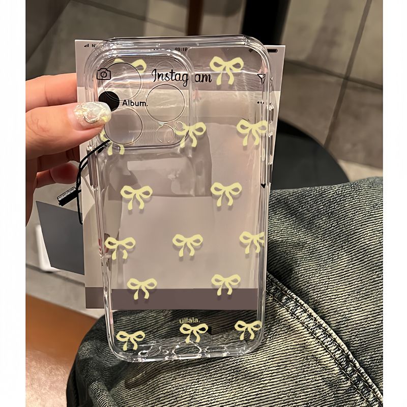 Kuning Busur Softcase Redmi A7 Pro A5 Note 15 Pro + 5G 13 13X 15C 15 Note 15 5G 10 10S A5 14C 13 5G 