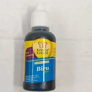 Koepoe koepoe pewarna makanan warna biru