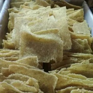 Kerupuk gendar mentah