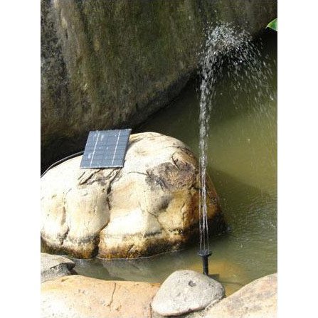 SeaBlingz - Pompa Air Mancur Kolam Tenaga Surya Solar Fountain 7V 1.5W 200L/H - GY-D-001 (Gardening 