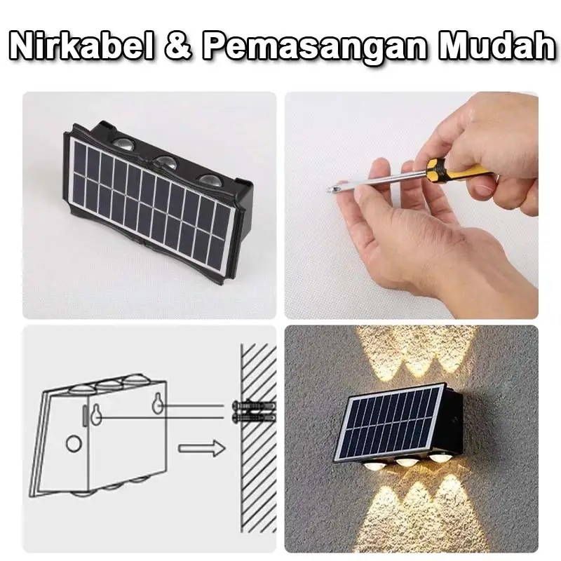 Lampu Sorot Surya 220W Untuk Taman Kecil