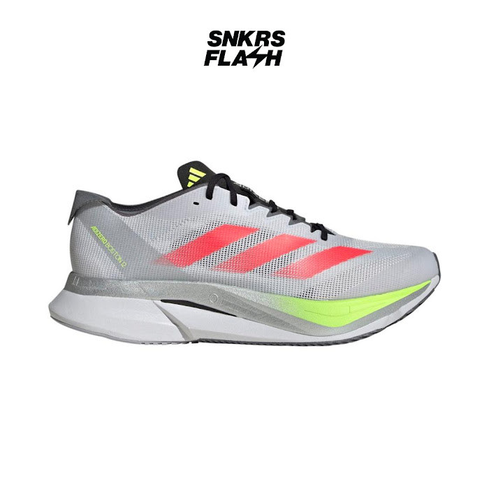 ADIDAS Adizero Boston 12Grey Sepatu Lari Pria - JI4472 - Size 44.7