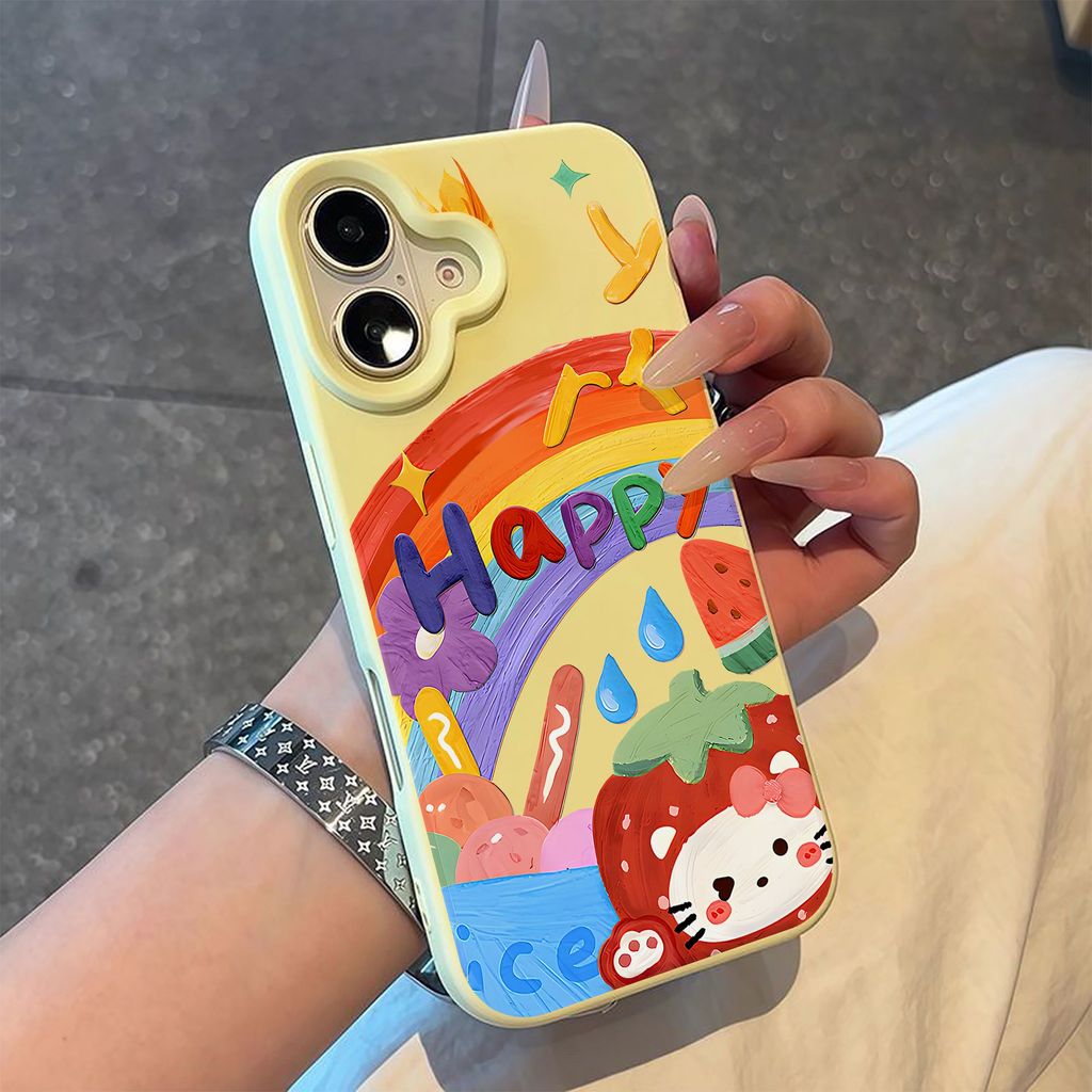 Anti Crack Pelangi Cantik Case Redmi Xiaomi 15T Pro 15 15C Note 14 13X 13C C65 Poco C85 C71 C65 A5 C