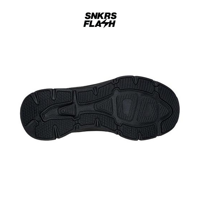 SKECHERS Sport Dlux Walker 2 Triple Black Sepatu Training Pria - 232714BBK - Size 45.5