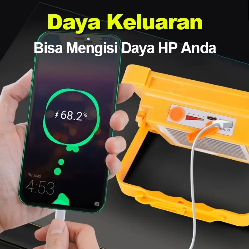 Lampu Sorot Surya 380W Lampu Sorot Tenaga Surya