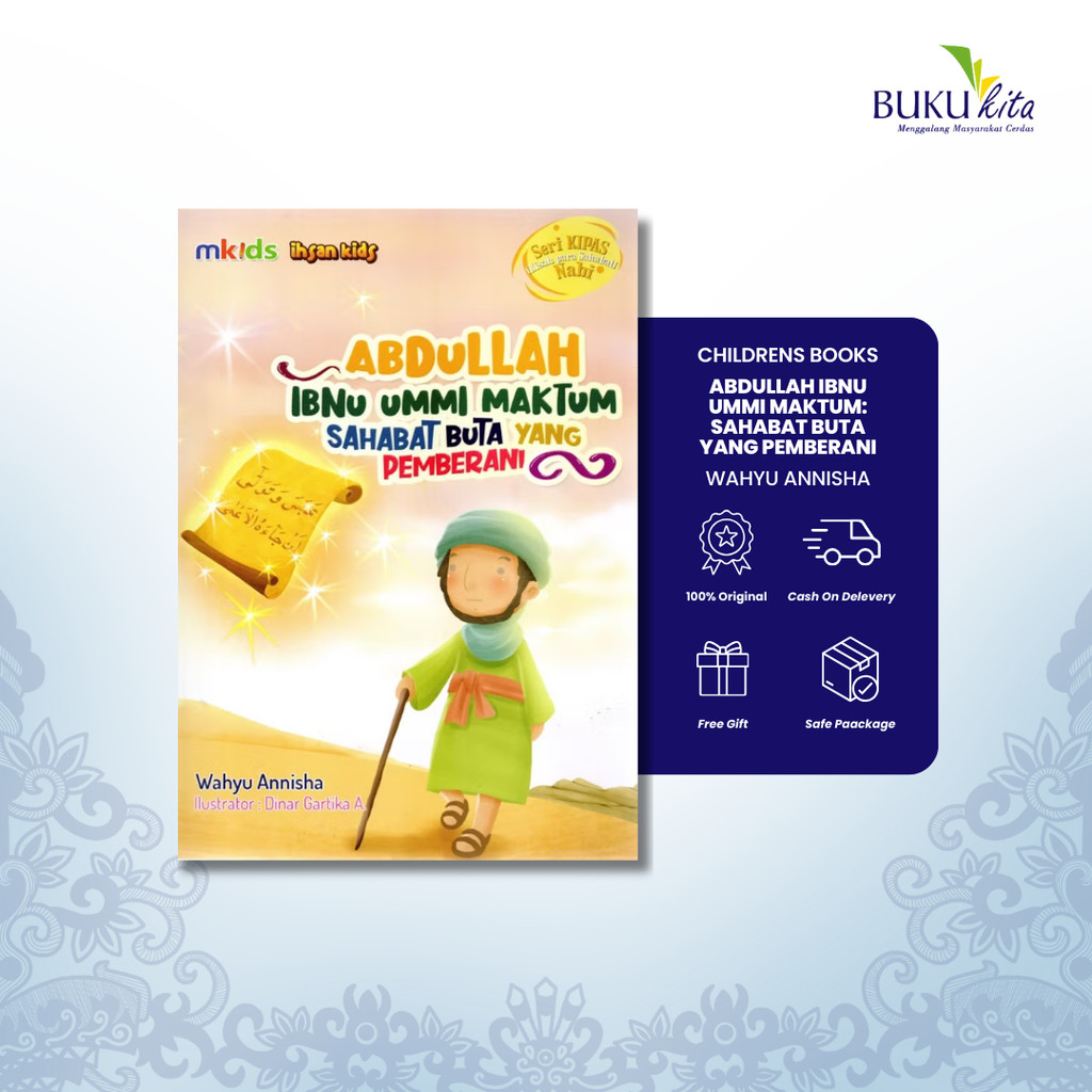 BukuKita Store | Buku Anak - Abdullah Ibnu Ummi Maktum: Sahabat Buta Yang Pemberani by Wahyu Annisha