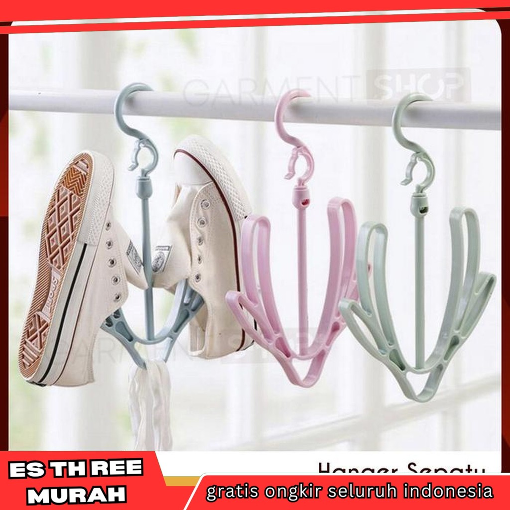 HANGER SEPATU SANDAL SLOP GANTUNGAN JEMURAN KAOS SERBAGUNA PROMO RAMADHAN