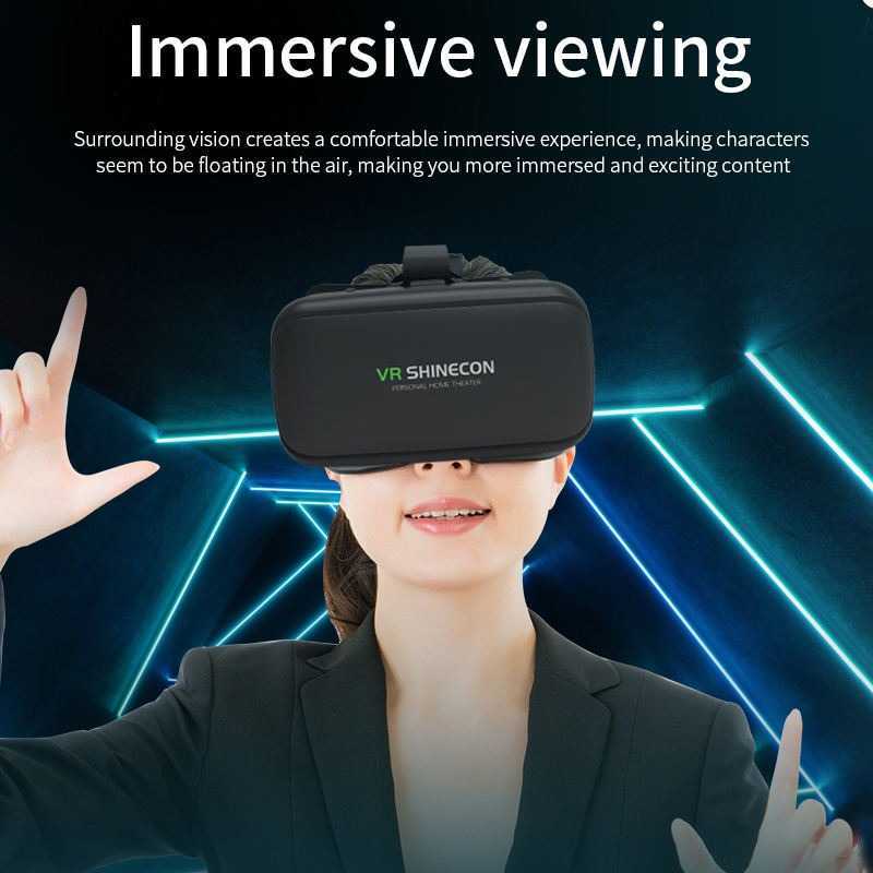 VR Box 3D Virtual Reality Glasses Adjustable Panoramic - SC-G04
