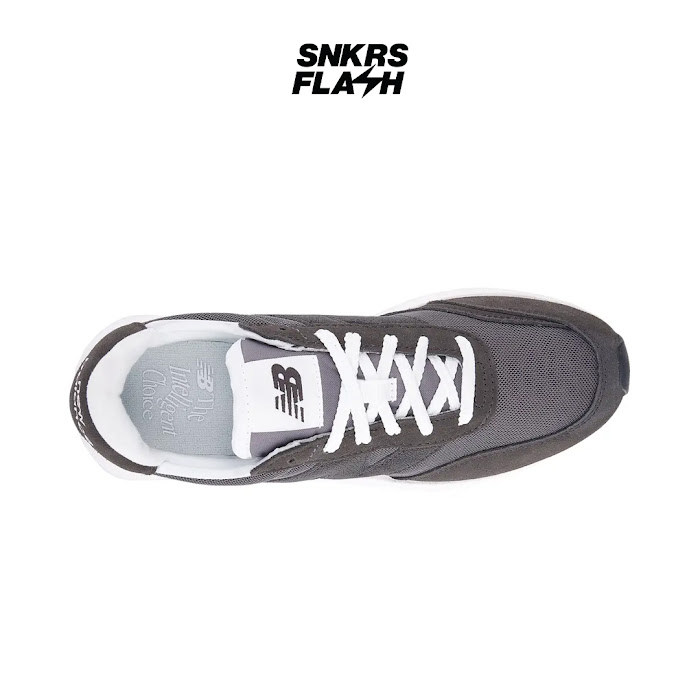 NEW BALANCE 370 Black Cement Sepatu Sneakers Pria - U370HD - Size 43