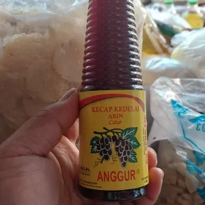 Kecap Asin merk Anggur botol 135ml