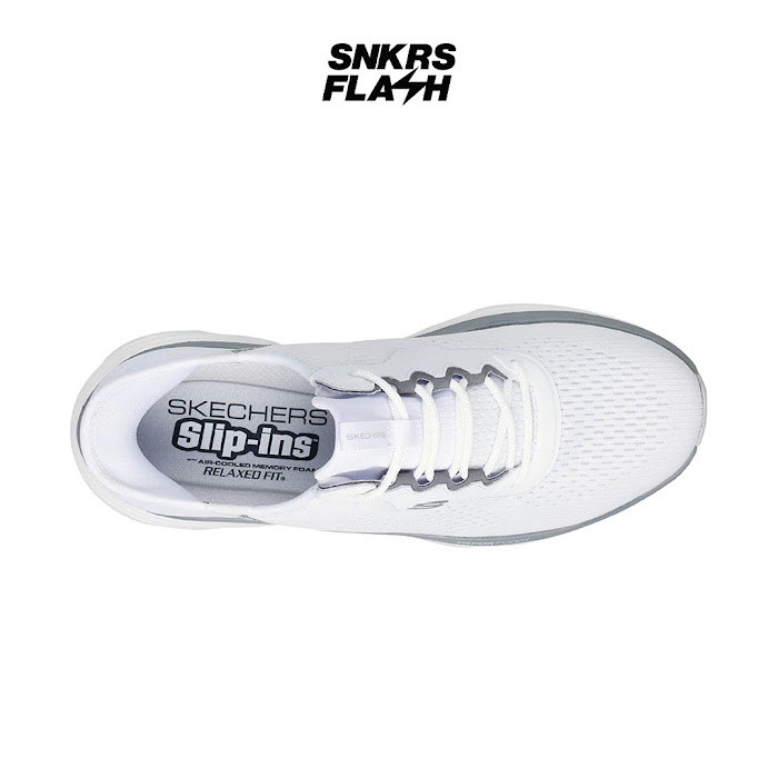 SKECHERS Sport Dlux Vapor White Sepatu Training Pria - 233060WGY - Size 45.5