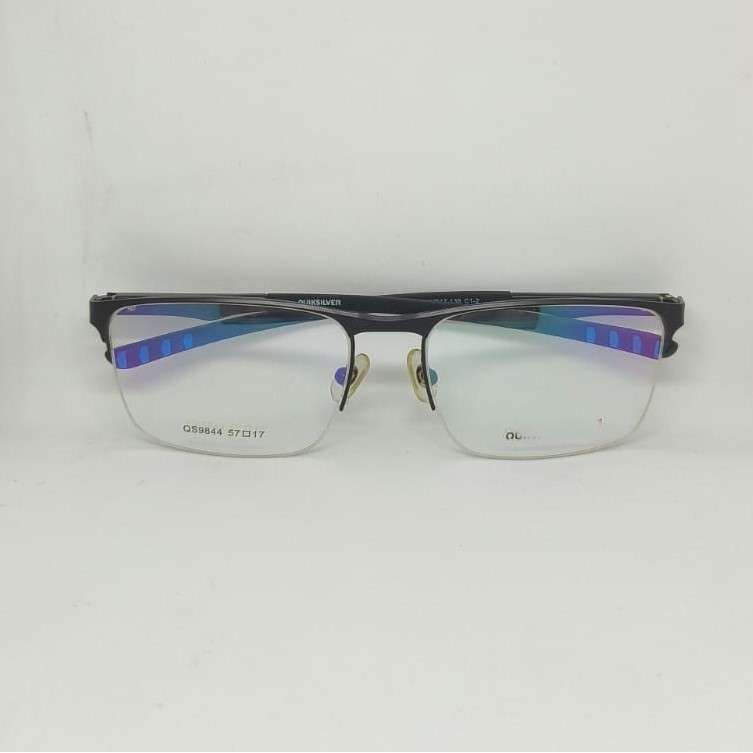 [40] ​Frame Kacamata Half Frame Titanium Style – Intelektual & Ringan